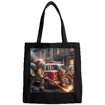 Discover Alien firefighters. Bags