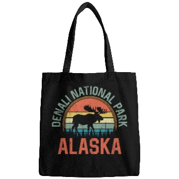 Discover Denali National Park Alaska Moose Hiking Nature Bags