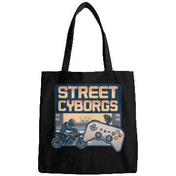 Discover Street Cyborgs - Retro Video Game Bags
