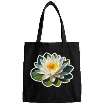 Discover A beautiful Water Lily Bags