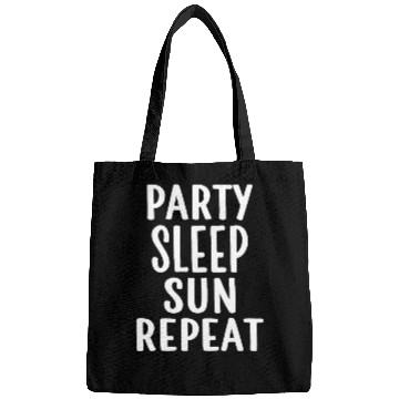 Discover Party Sleep Sun Repeat – Summer Lifestyle Bags