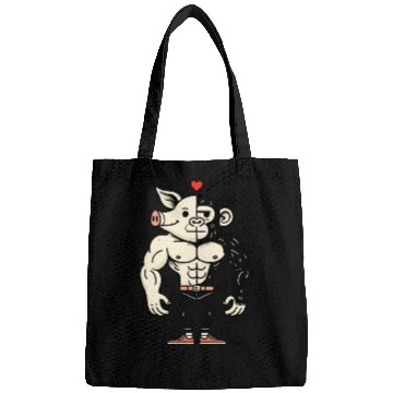Discover Half Pig, Half Ape – Full Muscle Love Bags