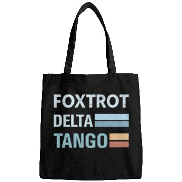 Discover foxtrot delta tango Bags