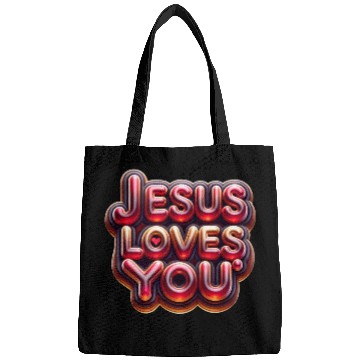 Discover Jesus Loves You Bags