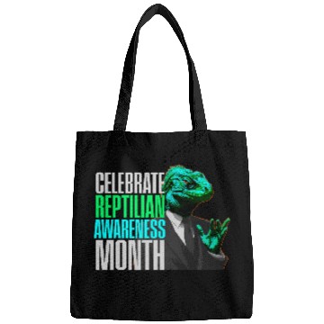 Discover Reptilian Awareness Month Lizard People Bags