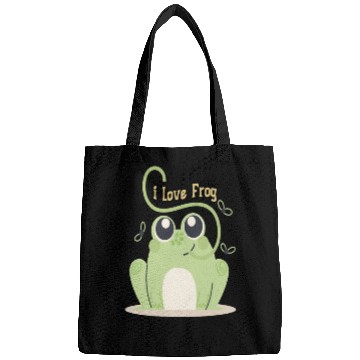 Discover i love frog Bags