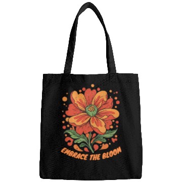 Discover Embrace the Bloom - Floral Aesthetic Bags