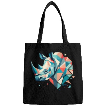 Discover Abstract Rhinoceros - Geometric Strength Bags