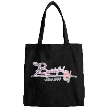 Discover Beautiful since 1986 birthday typography Bags