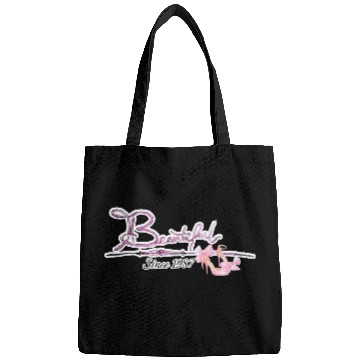 Discover Beautiful since 1989 birthday typography Bags