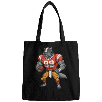 Discover Wolf American football player Bags