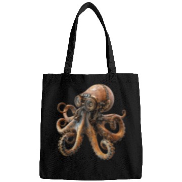 Discover Steampunk Octopus, Steampunk Sci-Fi Bags
