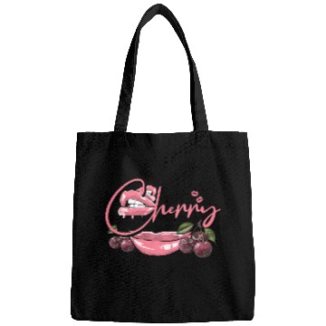 Discover TWISTED CHERRY - Lips Logo (light pink/black) Bags