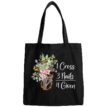 Discover 1 Cross 3 Nails 4 Given Christian He is Risen Bags