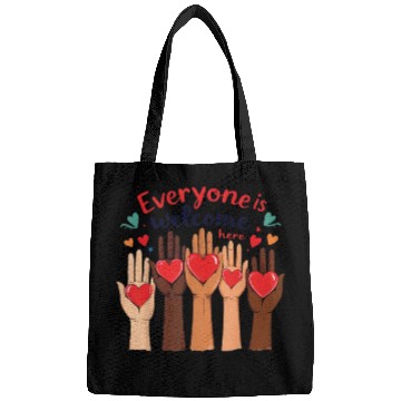 Discover Everyone Is Welcome Here Idaho Teacher Bags