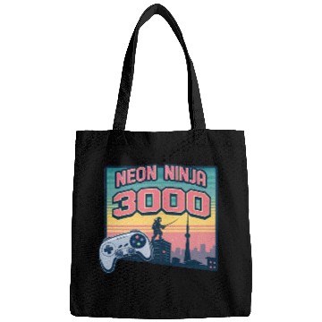 Discover Neon Ninja 3000 - Retro Video Game Bags
