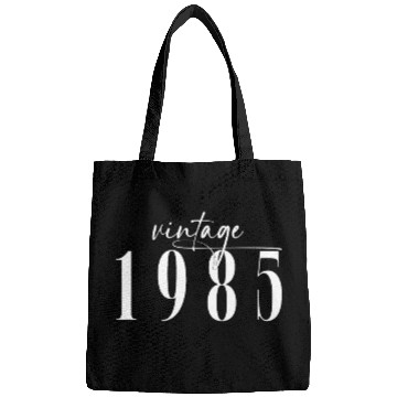 Discover Vintage 1985 Elegant Minimalist Birthday Bags