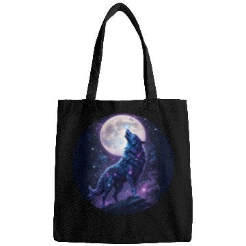 Discover Mystic Blue Wolf Bags