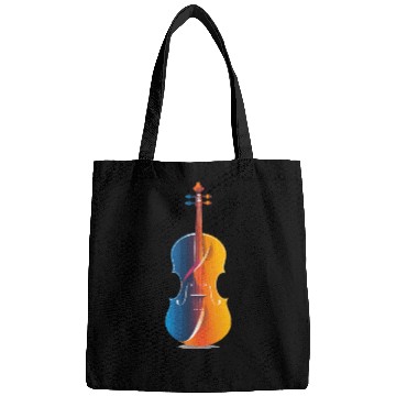 Discover Violin Comic Look Bags