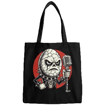 Discover Angry Punk rock music Egg with Mic Bags