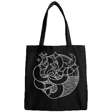 Discover 7 Tailed Fox - White 4 Black - DESIGN Bags