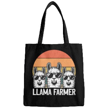 Discover Llama Farmer - Funny Llama Alpaca Farmer Bags