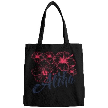 Discover Aloha Red Hibiscus Flower Bags