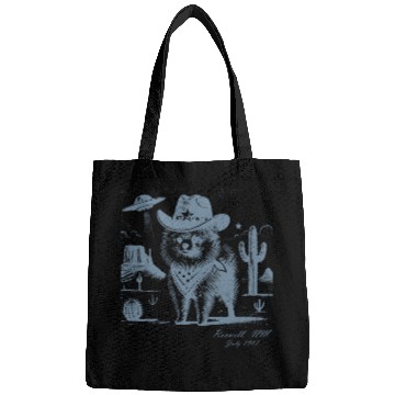 Discover Roswell Cowboy Pomeranian – Alien Encounter Bags