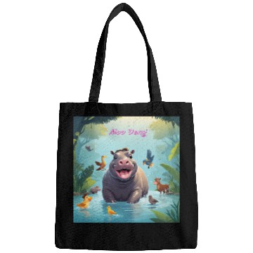 Discover Pygmy hippo (Moo Deng) Bags