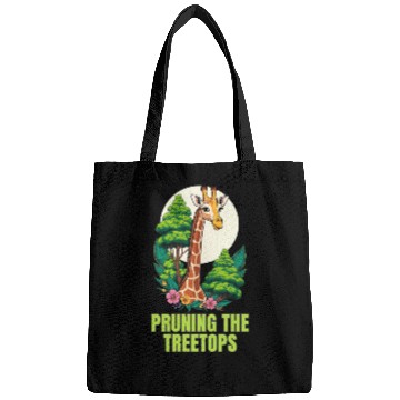 Discover Gardener Giraffe - Pruning the treetops Bags