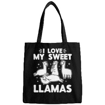 Discover Alpaca Lover Llama Lover - I love my sweet Llamas Bags