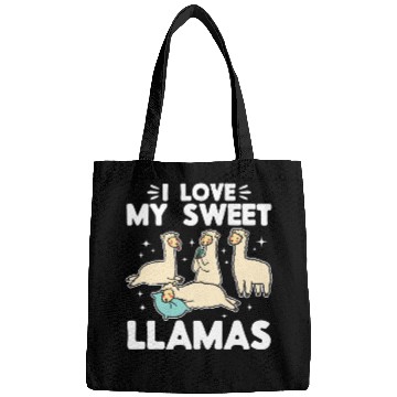 Discover Llama Lover - I love my sweet Llamas Bags
