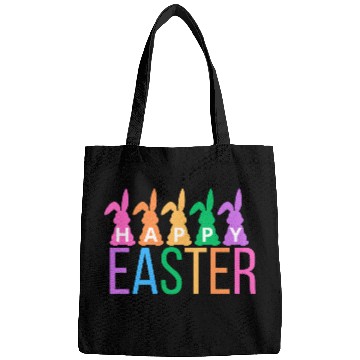 Discover Colorful Easter Bunny Greeting Bags