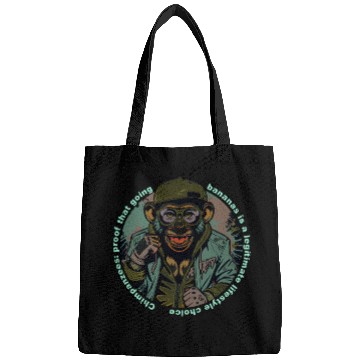 Discover Streetwear Monkey Illustration Bags