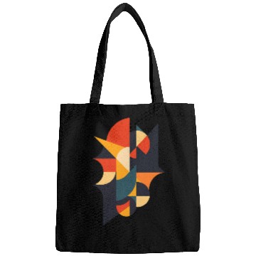 Discover Retro Abstract Geometric Art Bags