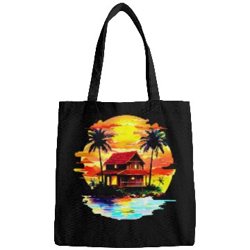 Discover Sunset Serenity in the Tropics Bags
