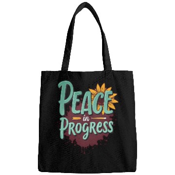 Discover Inspirational Sunflower and Peace Message Bags