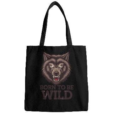 Discover Born to Be Wild Wolf: Untamed Alpha Spirit Bags