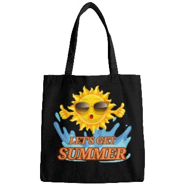 Discover Let’s Get Summer - Fun Sun & Waves Design Bags