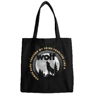 Discover Fearless Wolf Full Moon Bags