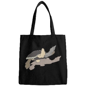 Discover Long-Necked Wonder: Unique Turtle Art Bags