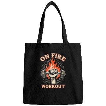 Discover On Fire Workout | Gym Motivation Bags