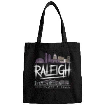 Discover Raleigh Gift for North Carolina and Research Lover Bags