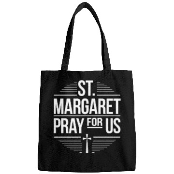 Discover St. Margaret Pray for Us Catholic Patron Saint Bags