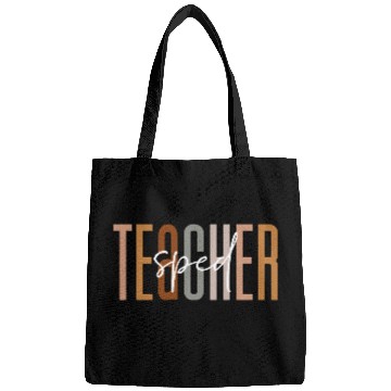 Discover Sped Teacher Squad Crew Funny Special Education Bags