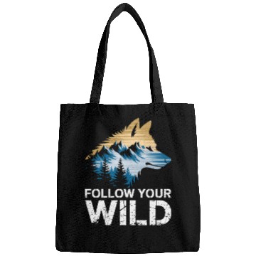 Discover Follow Your Wild Adventure Mountain Wolf Bags