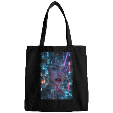 Discover Neon Siren A Cyberpunk Reverie Bags