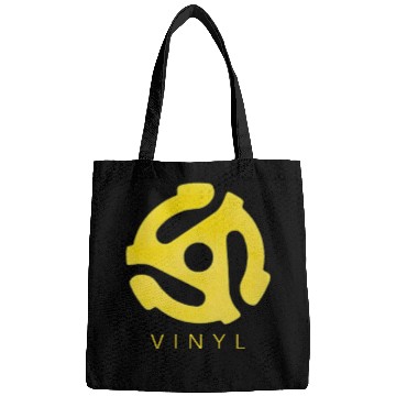 Discover 45RPM Retro Vinyl Record Adaptor Bags