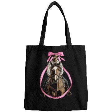 Discover Coquette Bow Rodeo Barrel Racer Barrel Racing Mom Bags