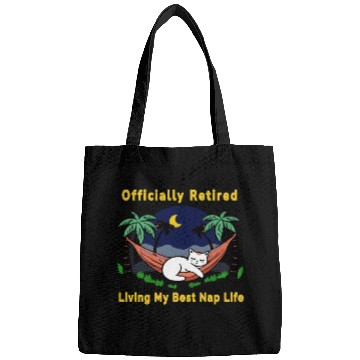 Discover Retired Cat - Living the Dream Bags